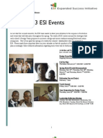 Expanded Success Initiative Spring 2013 Event Newsletter
