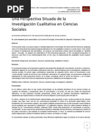 Una Perspectiva Situada de la Investigación Cualitativa en Ciencias Sociales