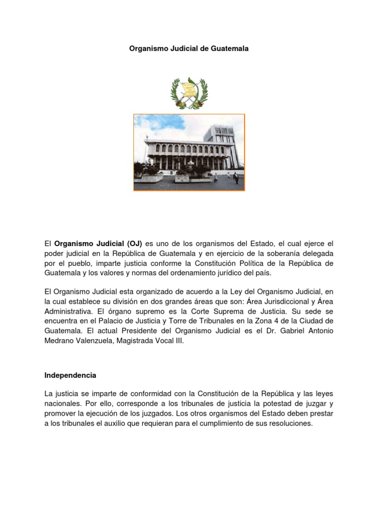 Organismo Judicial de Guatemala
