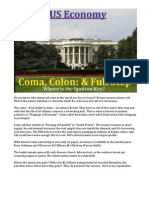 US Economy - Coma, Colon & Full Stop