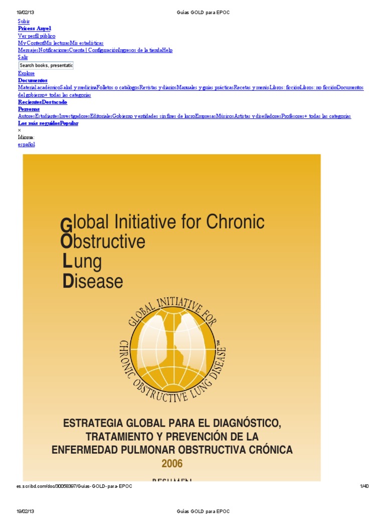 Guías GOLD para EPOC.pdf Enfermedad pulmonar obstructiva crónica