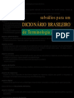 BRASIL - Subsidios para um dicionário brasileiro de terminologia arquivistica [2004]