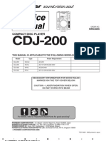 CDJ 200 Service Manual