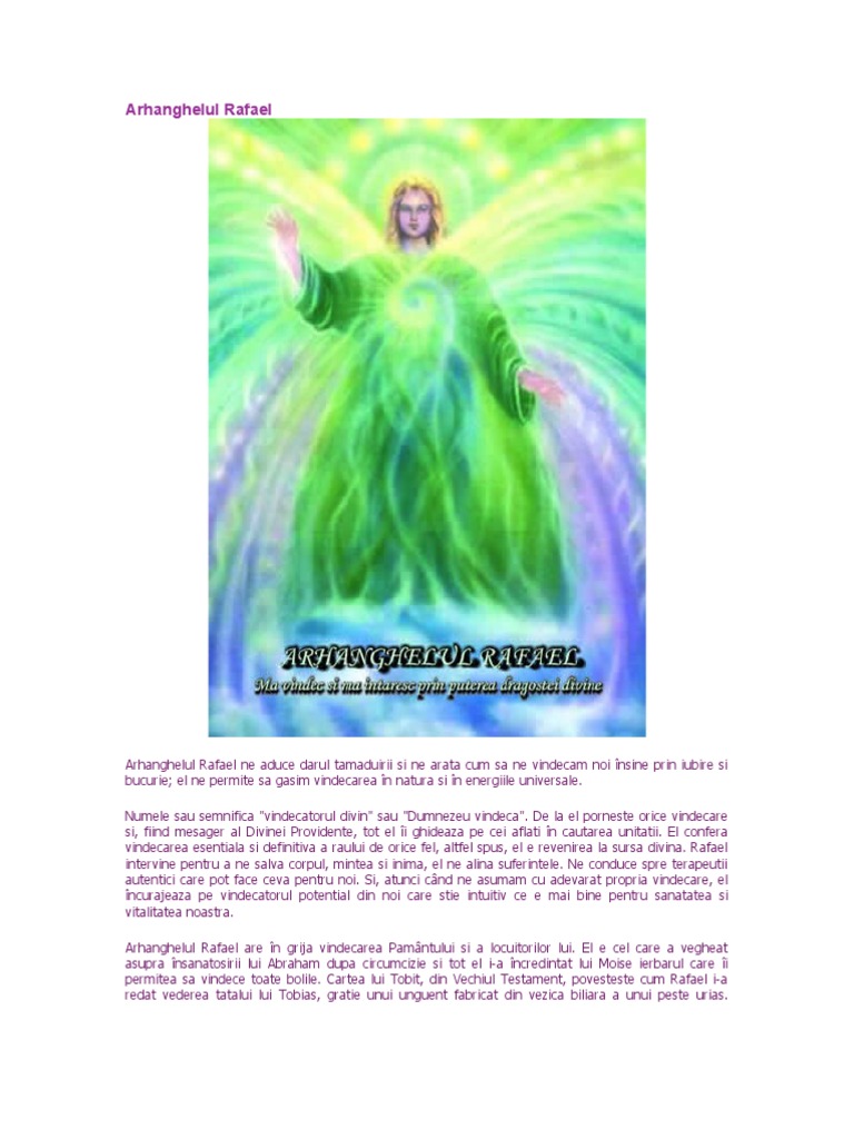 Arhanghelul Rafael | PDF