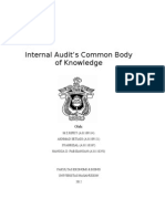 Internal Auditing - Pengetahuan Umum Audit Internal