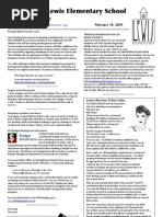 Meriwether Lewis Elementary School Weekly Letter
