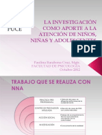 el aporte de la investigación a la atención a NNA