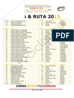 #Ciclismo Calendario Nacional de Pista & Ruta 2013 @Fvciclismo