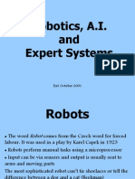 Robotics, A.I. and Expert Systems: EAS October 2001