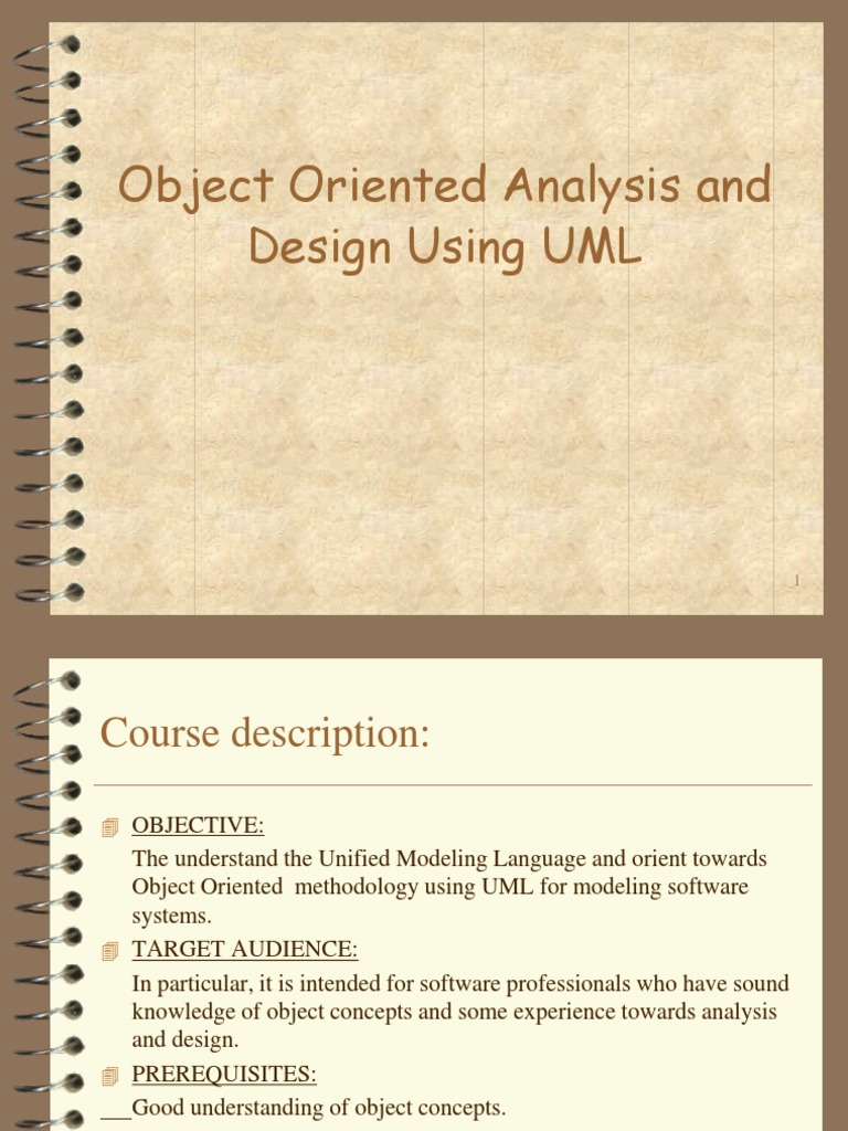 Object Oriented Analysis and Design Using UML | PDF