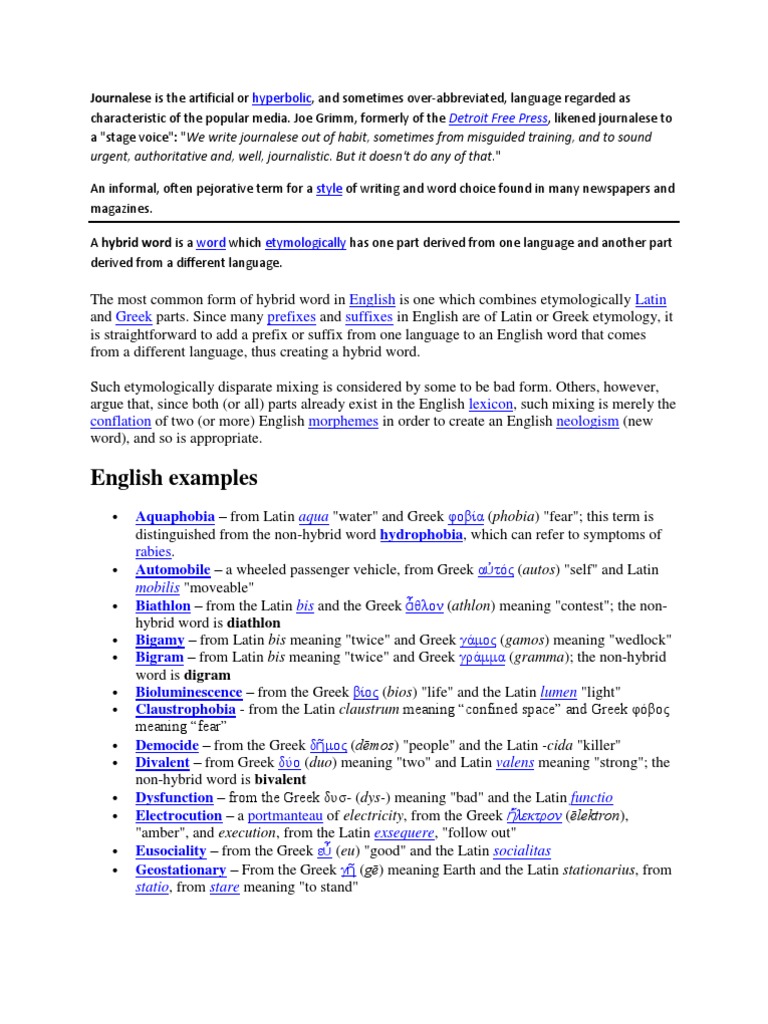 What Is Journalese? | PDF | Linguistics | Languages