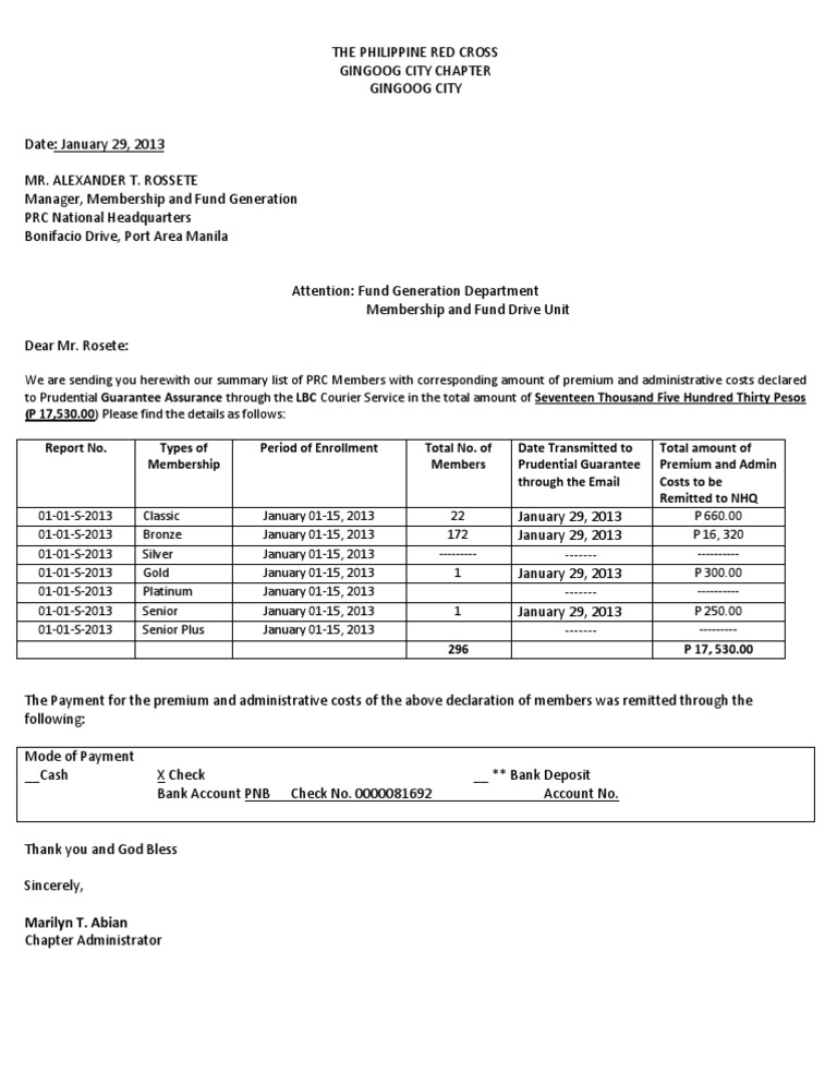 Transmital Report 1 | PDF