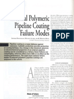 External Pipeline Coating Failure Modes Explained