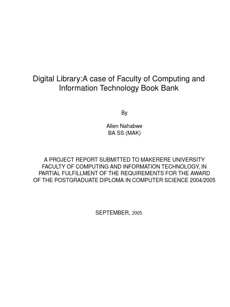 library system Digital Library Databases