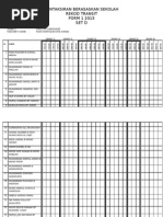 Rekod Transit PBD Tahun 1 2025 | PDF