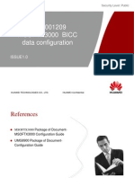 MSOFTX3000 BICC Data Configuration 20090227 B 1 0