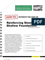 Estimate The Reinforcement in Shallow Foundation