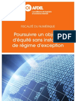 Position AFDEL - Fiscalité du Numérique_Poursuivre un objectif d'équité sans instaurer de régime d'exception_19022013.pdf