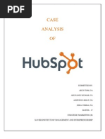 Download HUBSPOT FINAL CASE ANALYSISpdf by Esha Verma SN126182029 doc pdf