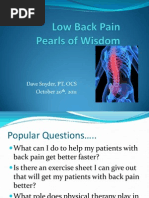 CORE Back Tool for Low Back Pain Management | PDF | Low Back Pain ...