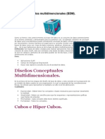 1.2 Bases de Datos Multidimencionales (BDM) .