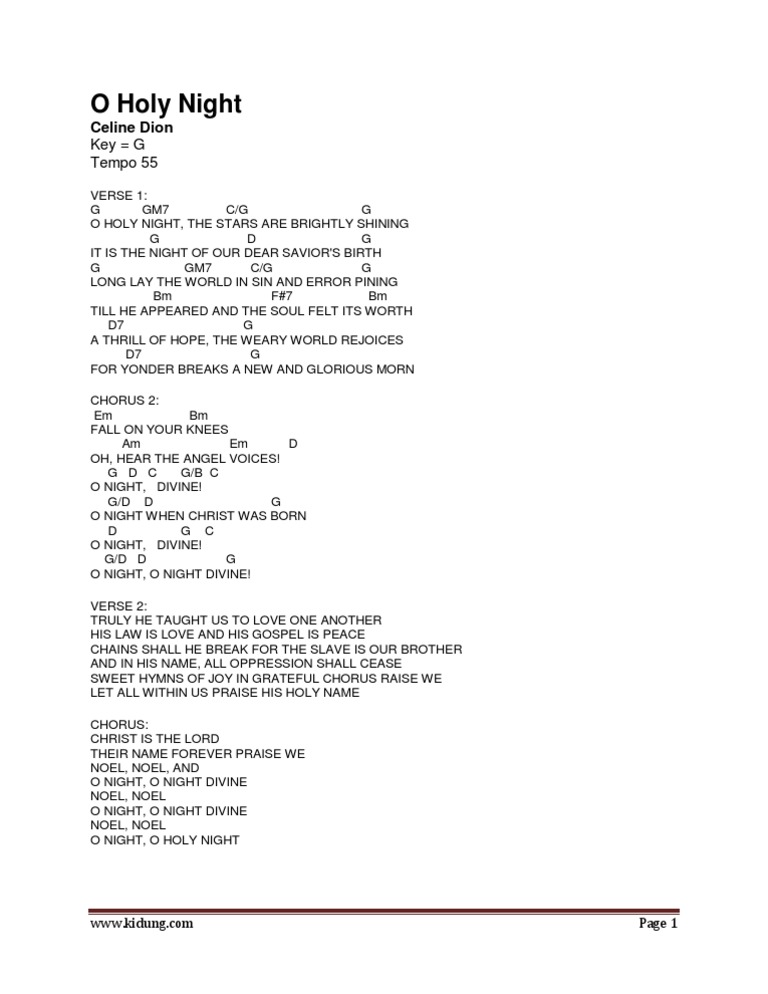 O Holy Night