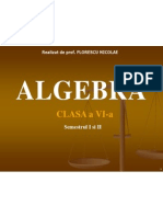 algebra clasa a vi-a