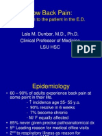 Low Back Pain HPN