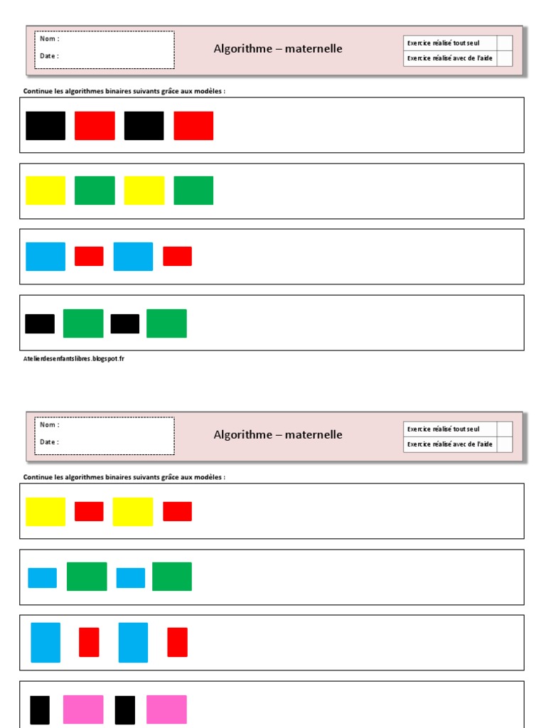 Algorithme.maternelle.gommettes