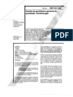NBR ISO 8402 - 1994 - Gestão Da Qualidade e Garantia Da Qualidade - Terminologia