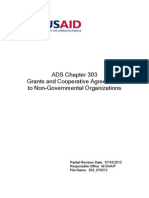 ADS Chapter 303 Grants and Cooperative Agreements Non US