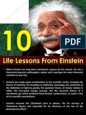 10 Learning Lessons From Albert Einstein