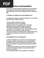Técnicas de Cacheo Policial y Requisa | PDF