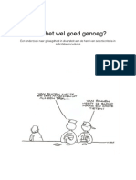 Scriptie - Ruikt Het Wel Goed Genoeg