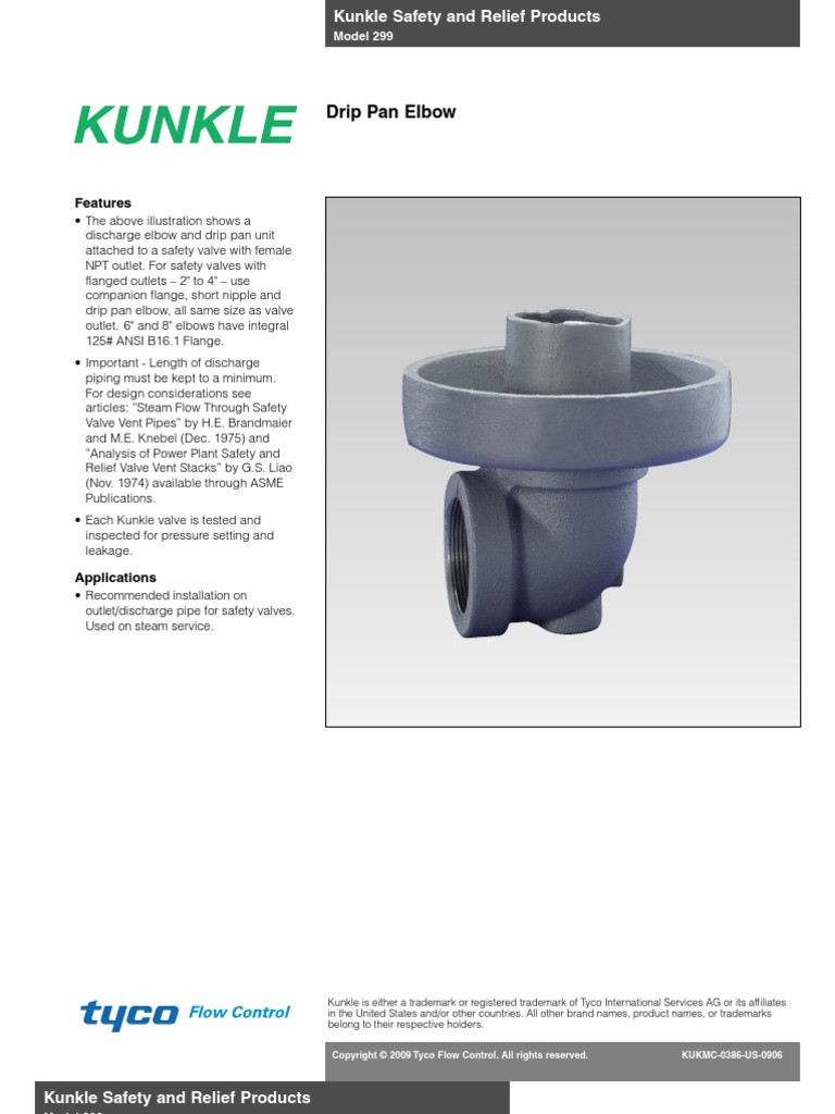 Drip Pan Elbow Kunkle PDF PDF Valve Pipe (Fluid Conveyance)