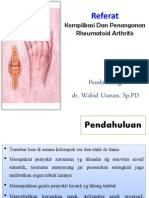 Komplikasi N Treatment of RA