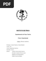 Relatorio VII - Pêndulo Balístico