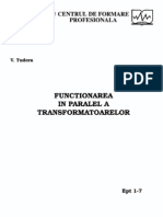 Functionarea in Paralel A Transformatoarelor