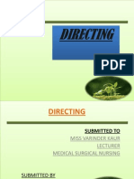Presentation On Directing M.sc. Nursing 2nd Year