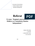 Relatiile Comerciale Ale R. Moldova Cu Tarile Din CSI