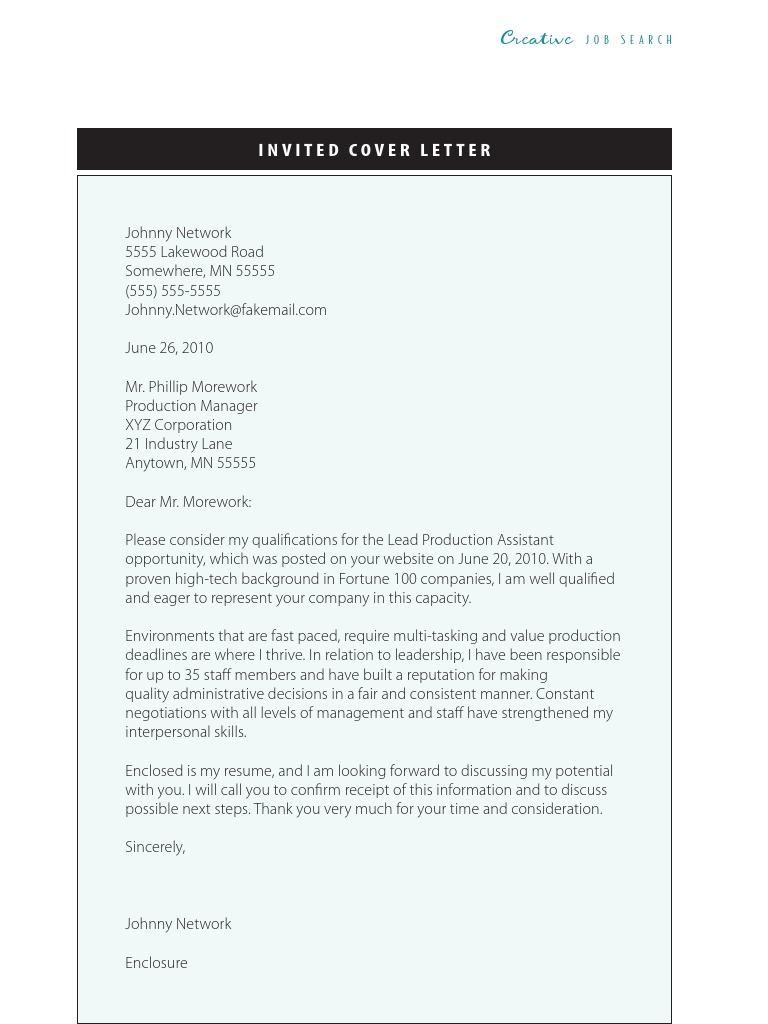 How to write a cover letter