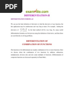 Download CALCULUS DIFFERENTIATION-II by Examvillecom SN12625800 doc pdf