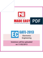 GATE 2013 EC Solutions