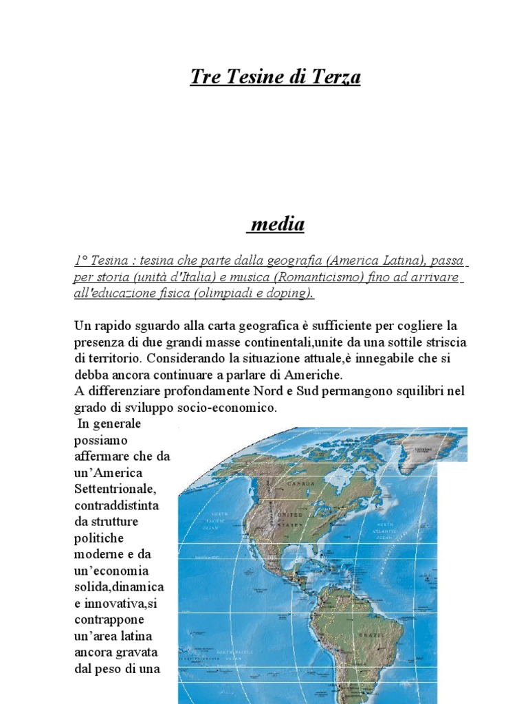 Tesine Terza Media Pronte Da Scaricare Pdf Iezmoveo