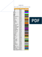 Codigos de Colores HTML