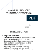 Heparin Induced Thrombocytopenia