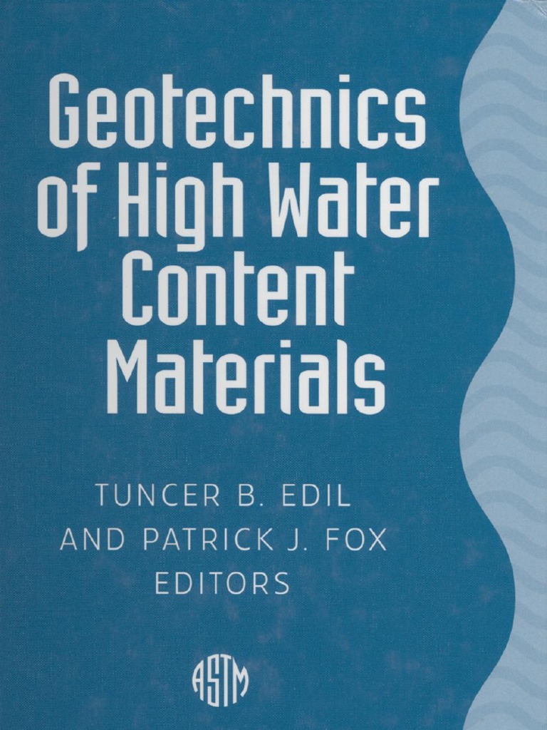 Geotechnics of High Water Content Materials | PDF | Mill (Grinding