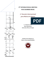 3rd International Meeting for Chamber Music, University of Évora, Portugal, January 2013