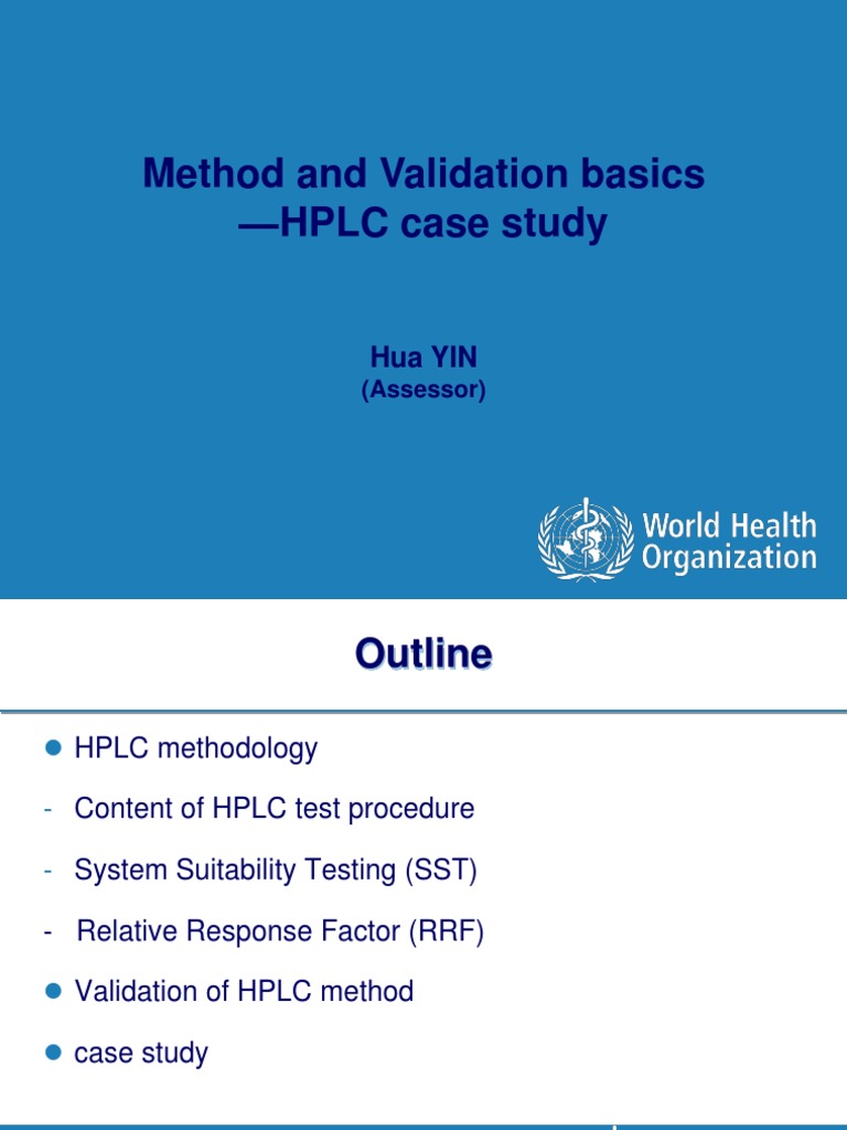 2 4 Method Validation HPLC Case Study | PDF | Science & Mathematics ...