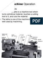 Lathe Machine Operation